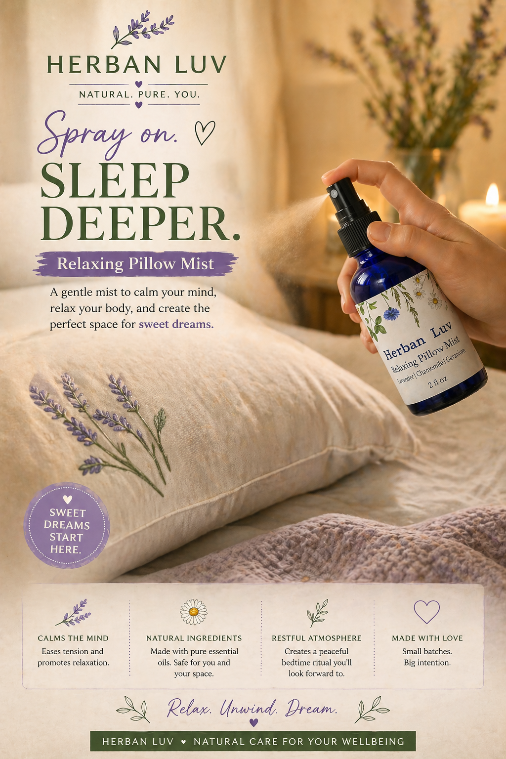 Relaxing Pillow Spray