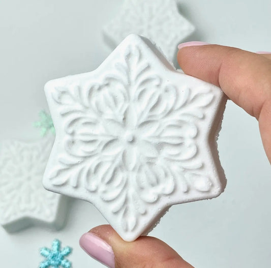 Snowflake Aromatherapy White Shower Steamers/Melts