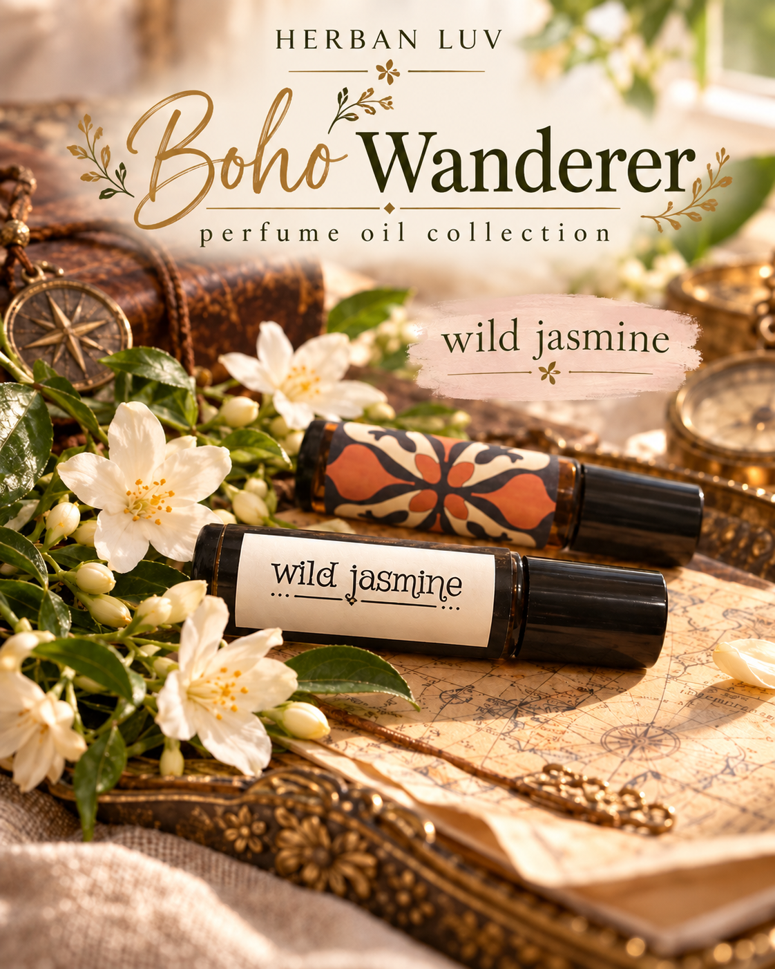 Wild Jasmine Perfume Oil | Boho Wanderer Collection