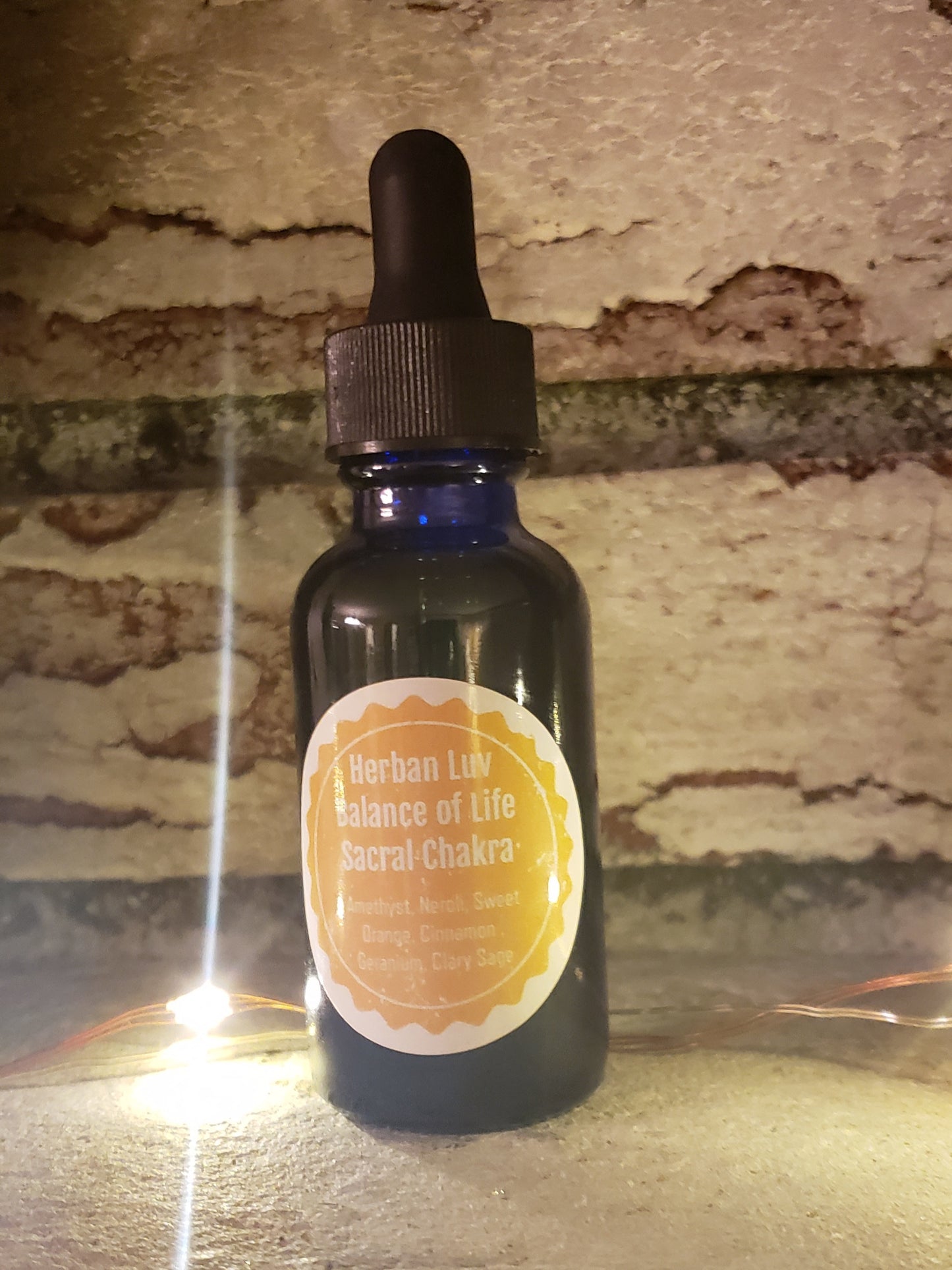 Crystal Infused Balance of Life "Sacral Chakra" Oil Blend